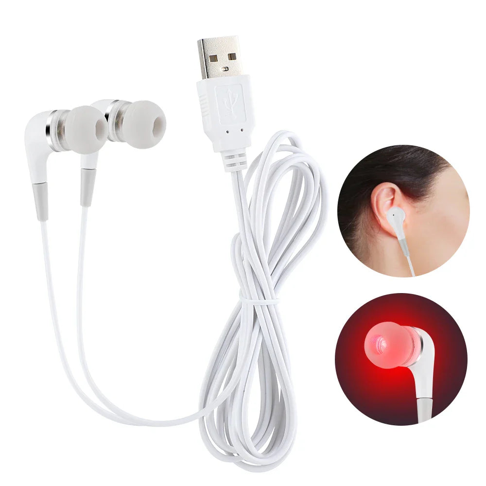 Povei 650nm Ear Canal Laser Physiotherapy for High Blood Pressure & Fat Inflammation