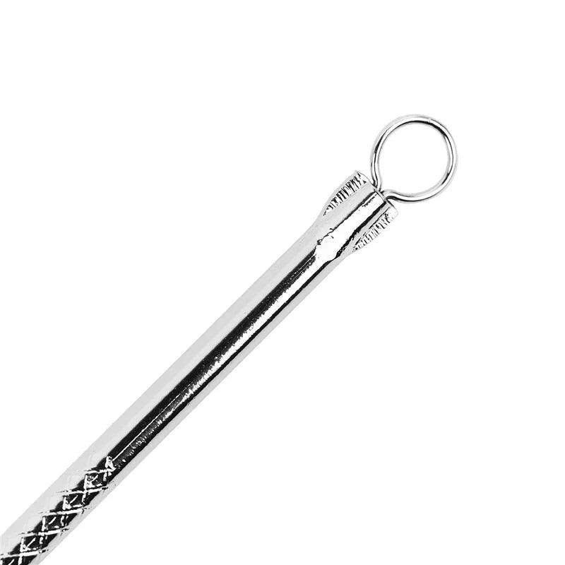 Povei Blackhead Acne Pimple Extractor Remover Stainless Steel Needles Face Skin Care