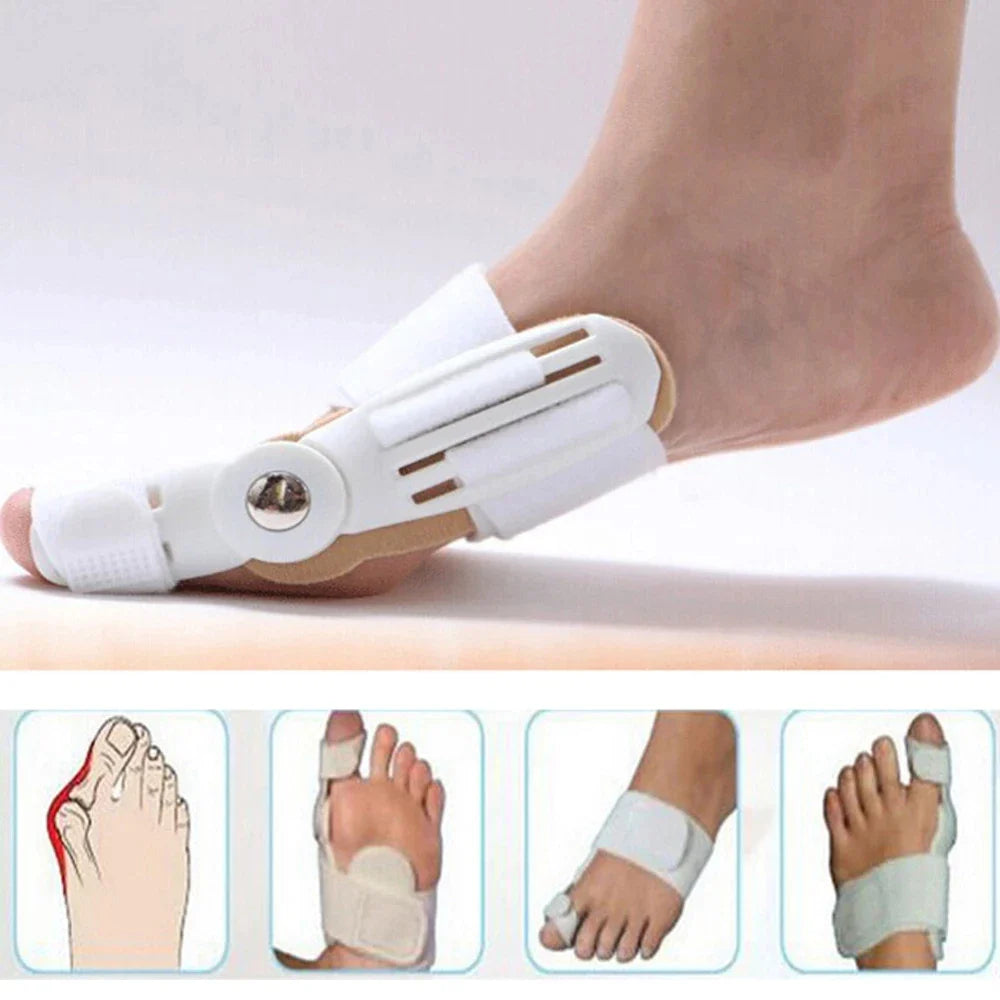 Povei Big Bone Toe Bunion Corrector Straightener Separator Protector Hallux Valgus