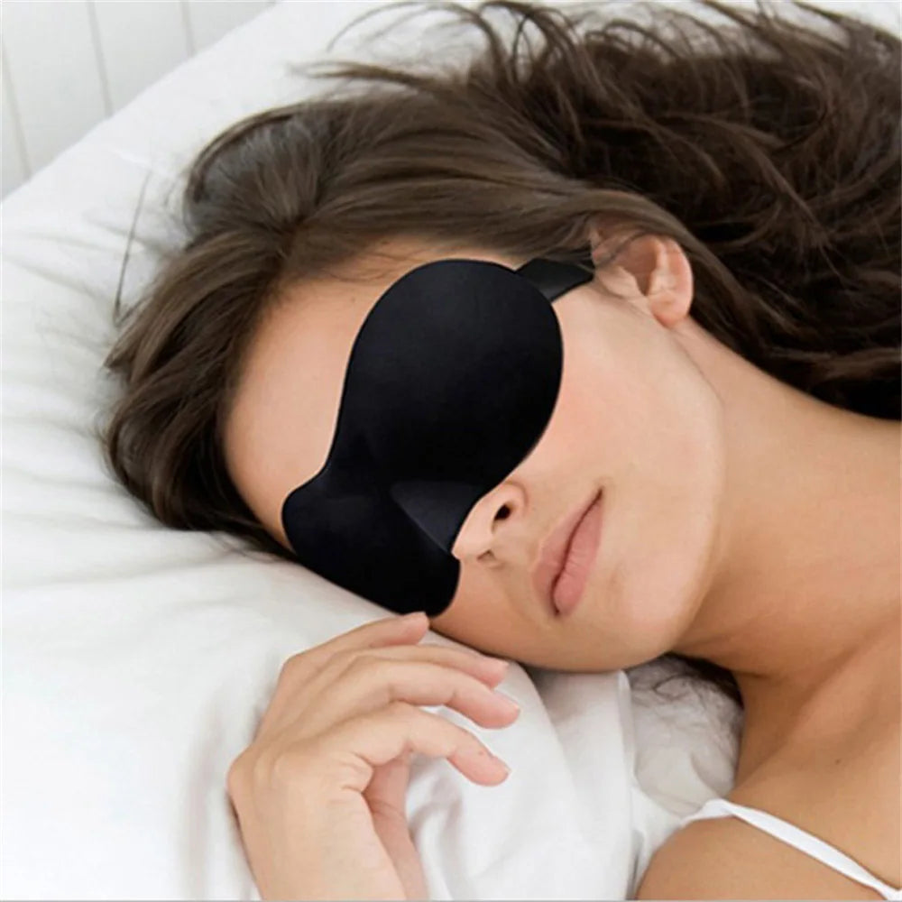 Povei 3D Eye Mask Sleep Mask: Natural Soft Eyeshade for Relaxing Sleep & Travel