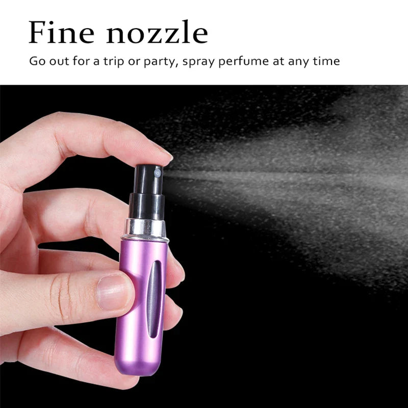 Povei Mini Spray Perfume Bottle Refillable Cosmetic Container