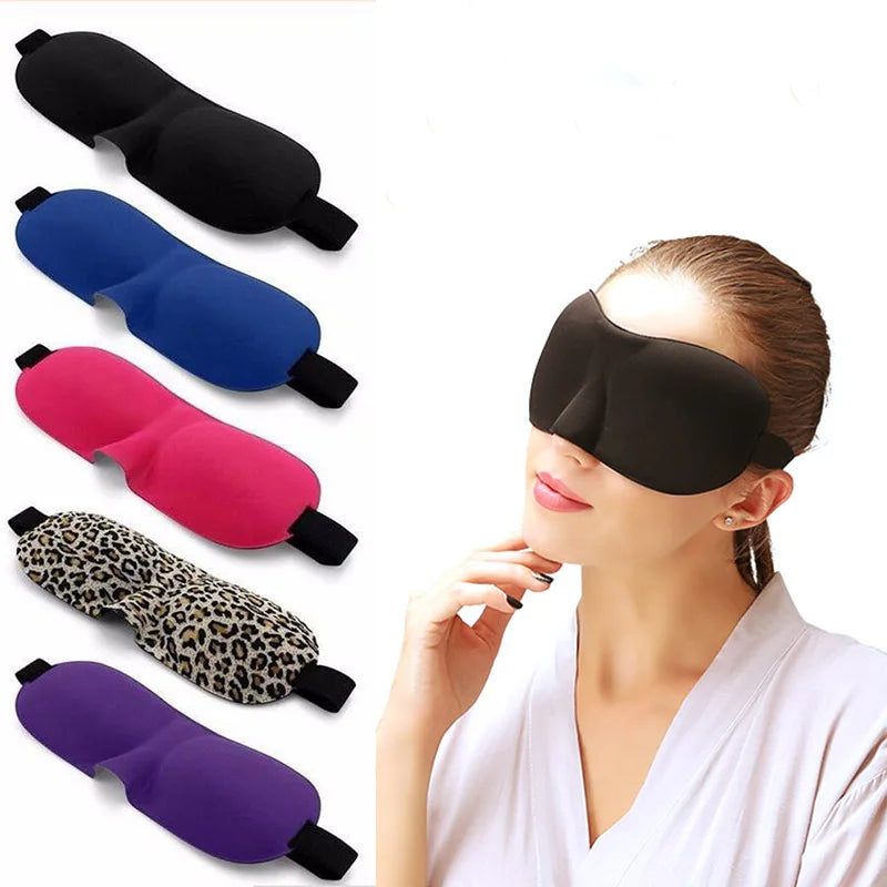 Povei 3D Eye Mask Sleep Mask: Natural Soft Eyeshade for Relaxing Sleep & Travel