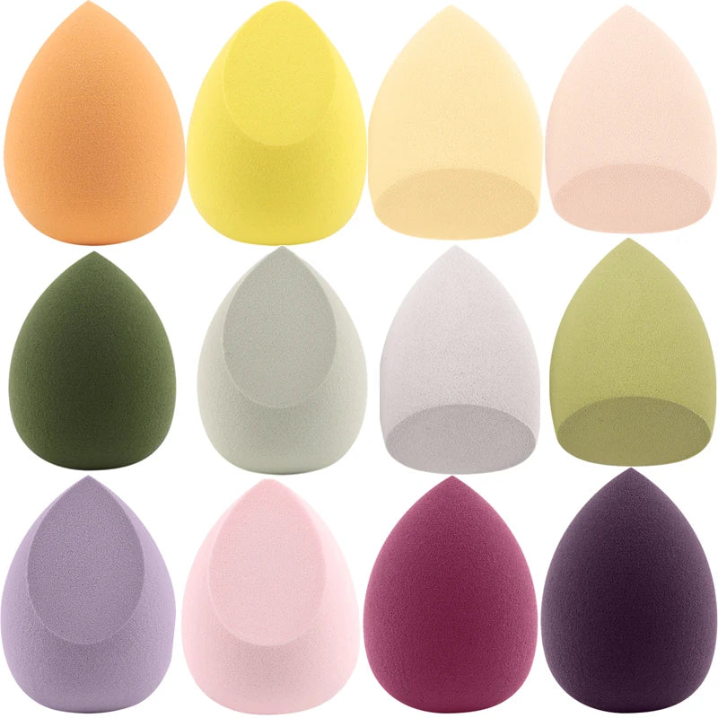 Povei Beauty Egg Set: Makeup Sponge Mixer for Foundation & Powder - Wet/Dry Use