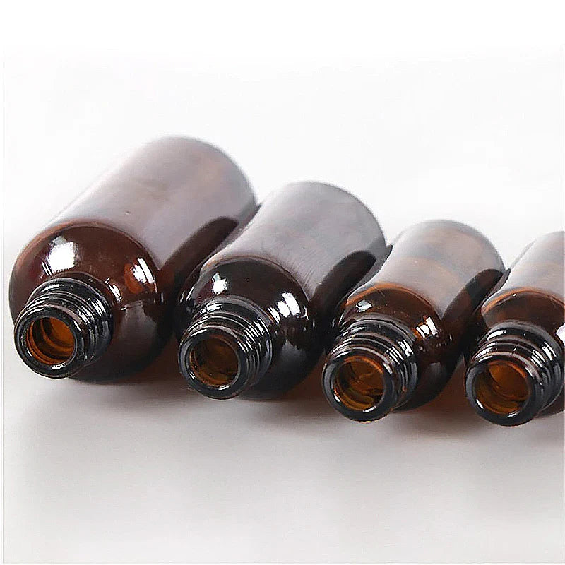 Povei Amber Glass Mini Spray Bottles for Aromatherapy and Perfume