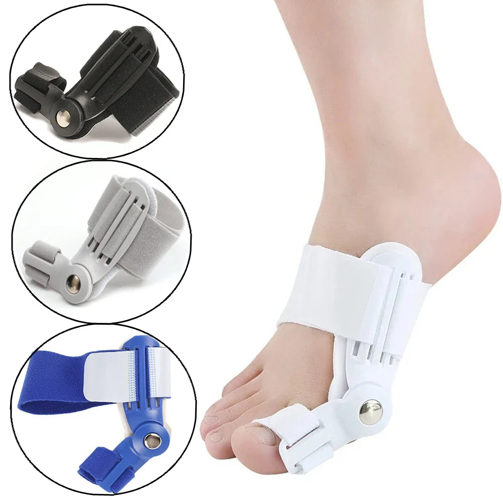 Povei Big Bone Toe Bunion Corrector Straightener Separator Protector Hallux Valgus