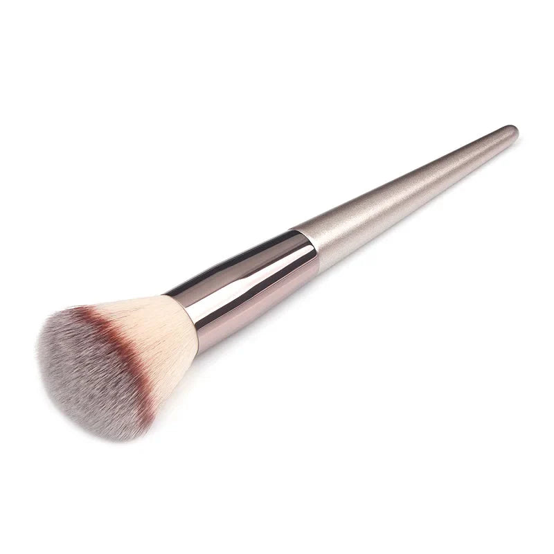 Povei Champagne Makeup Brushes Set for Luxury Cosmetics Tools