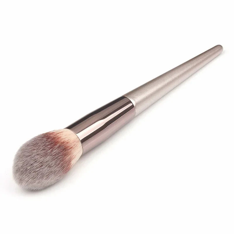 Povei Champagne Makeup Brushes Set for Luxury Cosmetics Tools