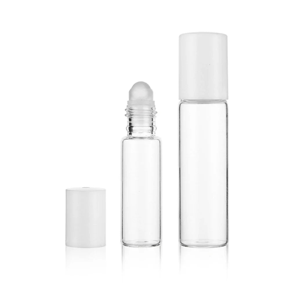 Povei 10ml & 5ml Glass Roll-On Bottles for Essential Oils