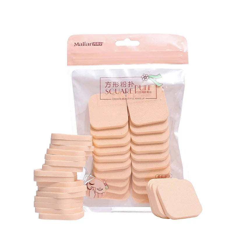 Povei Beauty Sponge Set: Foundation & Concealer Applicator, Face Powder Puff, Wet & Dry Use