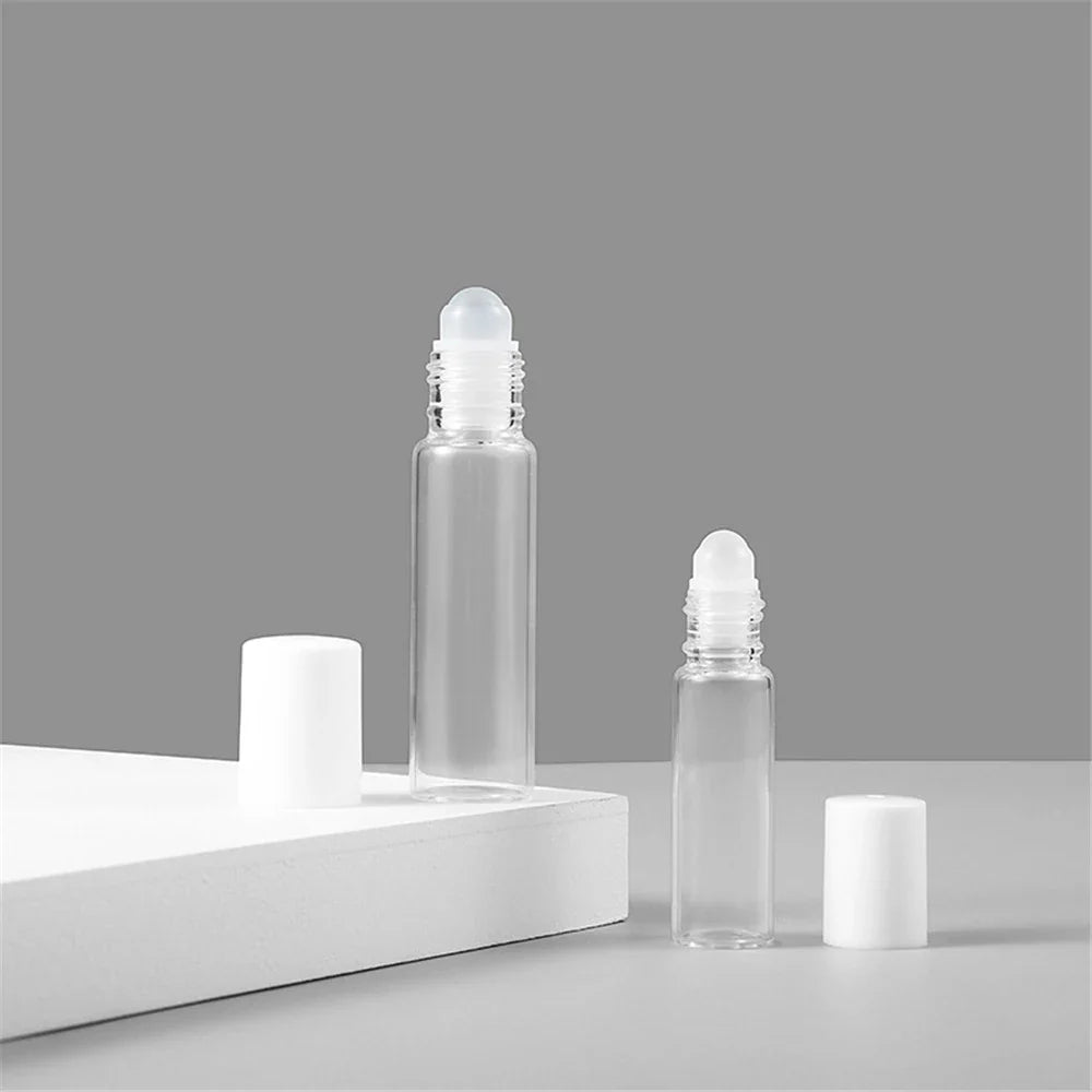 Povei 10ml & 5ml Glass Roll-On Bottles for Essential Oils