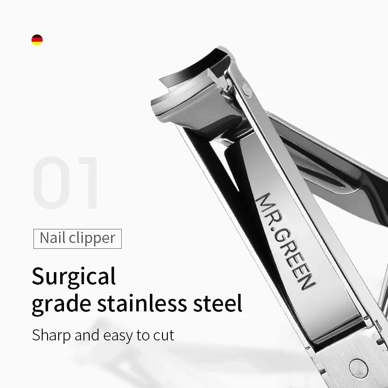 Povei 6-in-1 Stainless Steel Multi-Tool Nail Clipper with Bottle Opener and Scissors