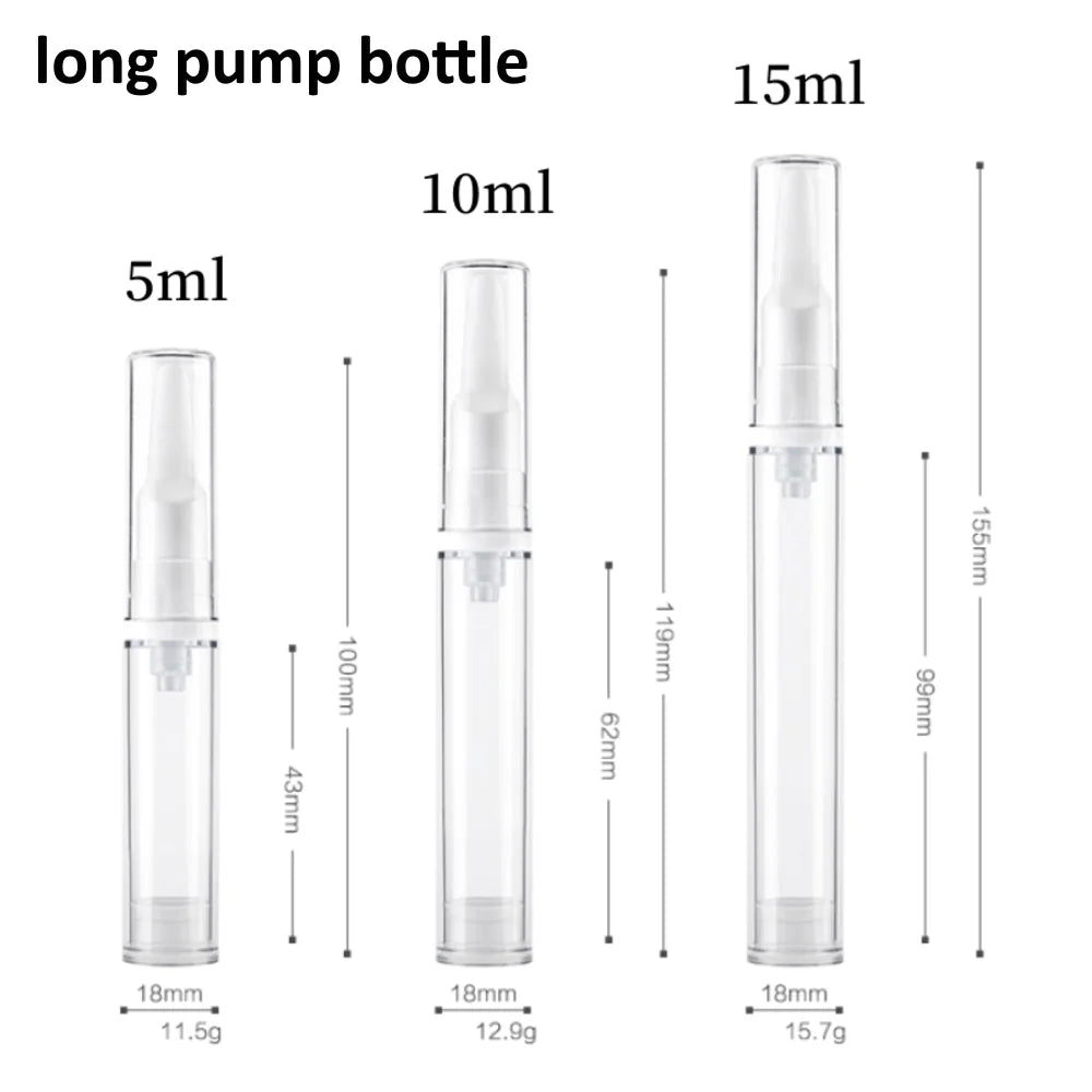 Povei 15ml Vacuum Bottle for Liquid Foundation and Lotion