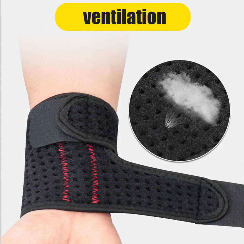 Povei Carpal Tunnel Wrist Brace with Spring Support for Tendonitis Relief