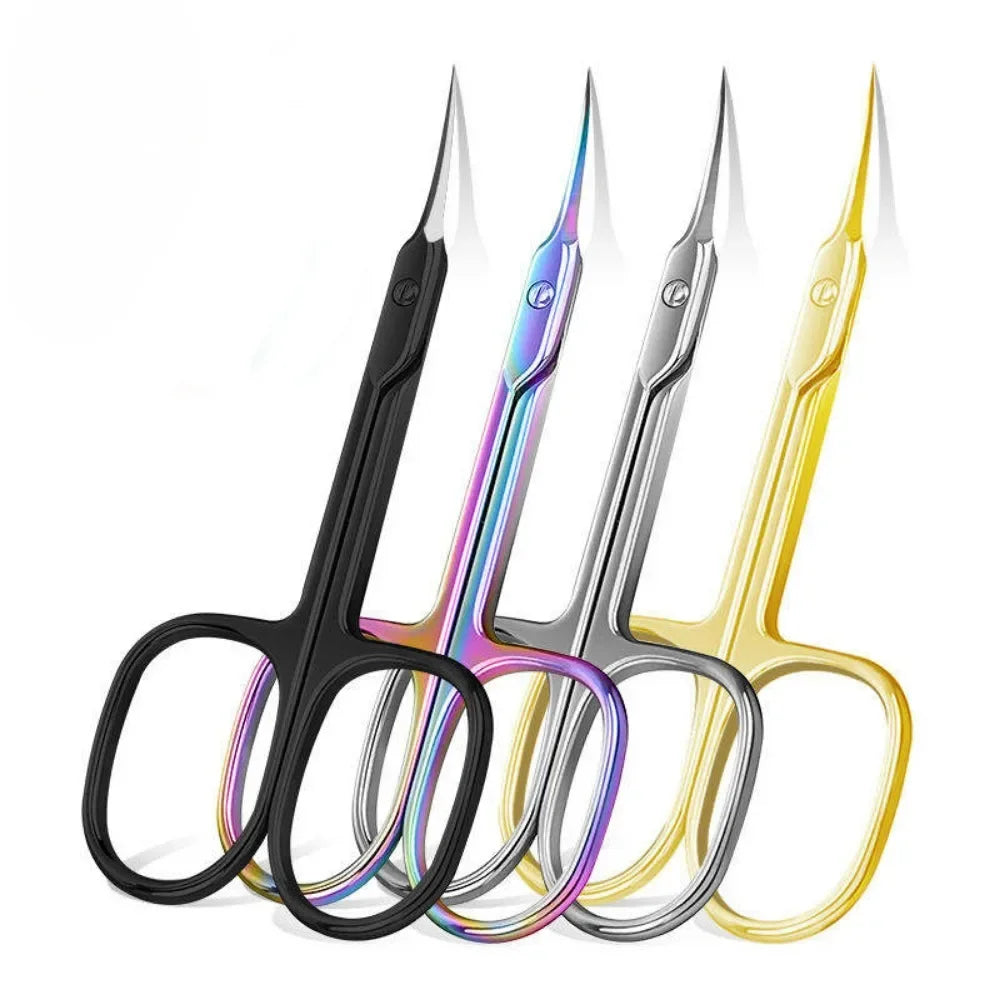 Povei Cuticle Scissors for Precise Manicure & Pedicure Grooming