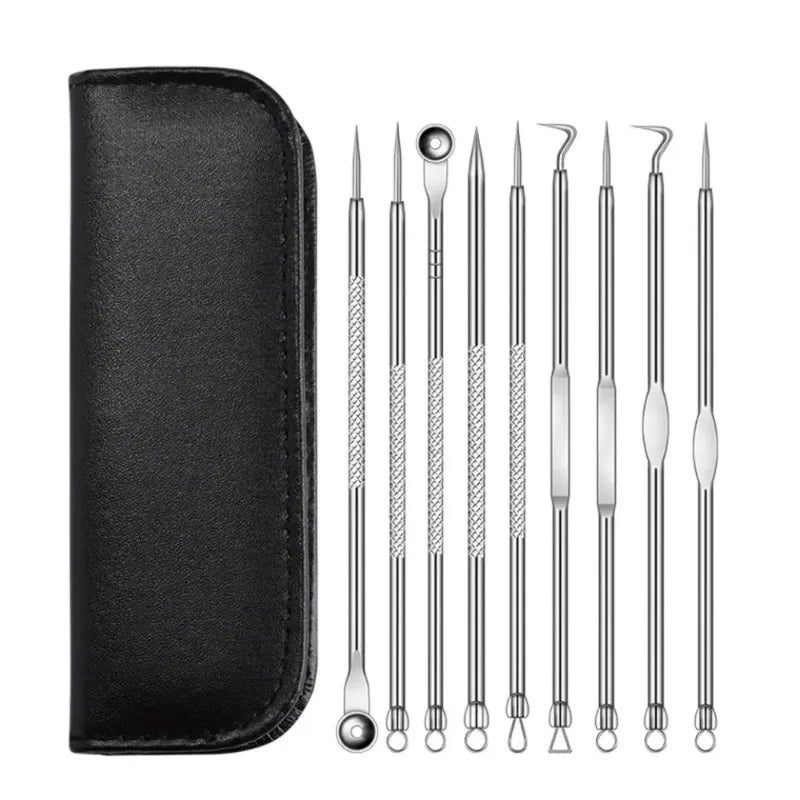 Povei Acne Blackhead Removal Needles Set for Deep Cleansing and Pore Care