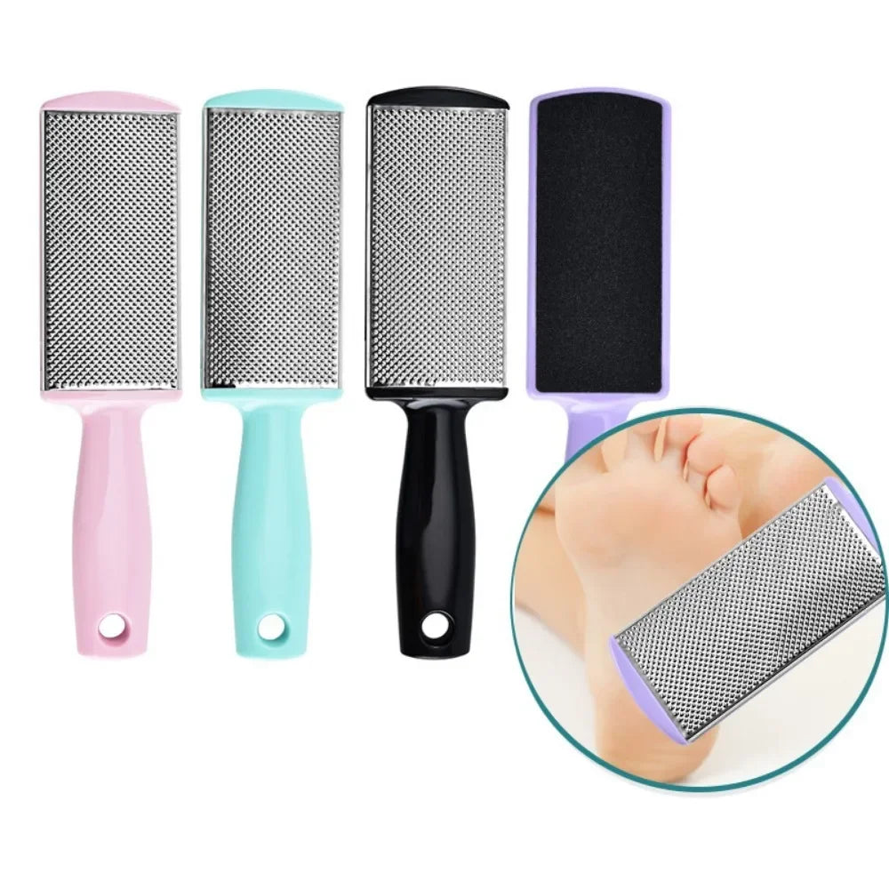 Povei Double-Sided Foot File Callus Remover Grater - Professional Pedicure Tool