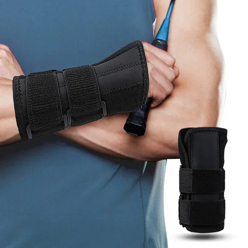 Povei Wrist Brace for Carpal Tunnel Relief - Adjustable Splint with Stays & Night Support