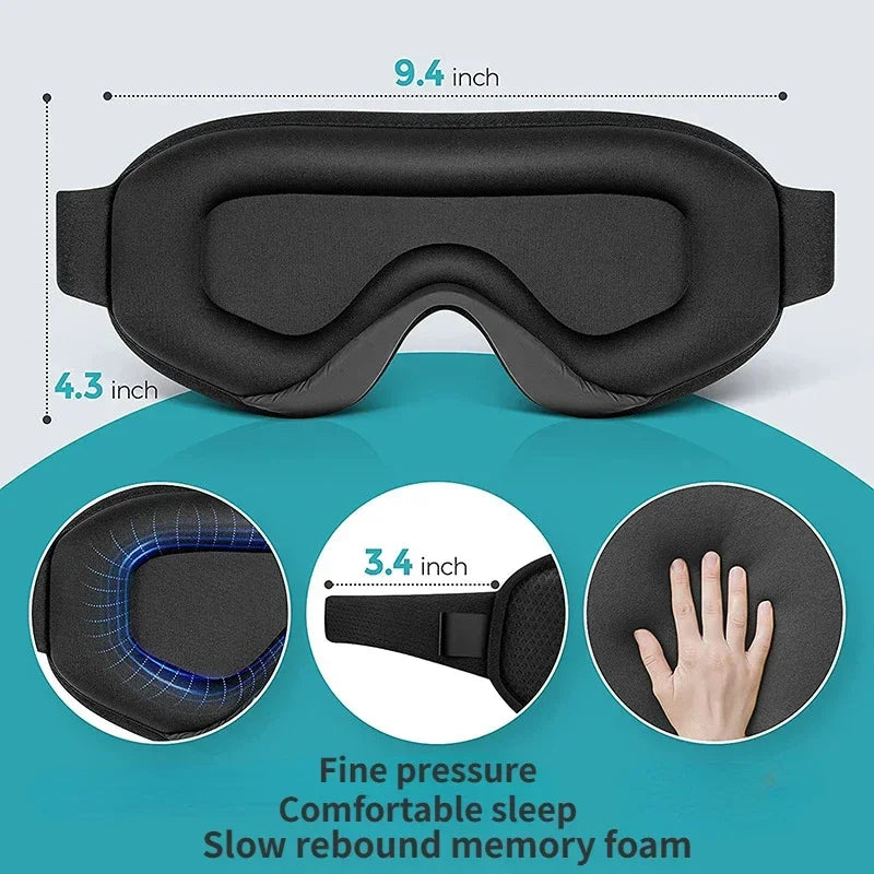 Povei Silk Eye Mask for Restful Sleep and Relaxation