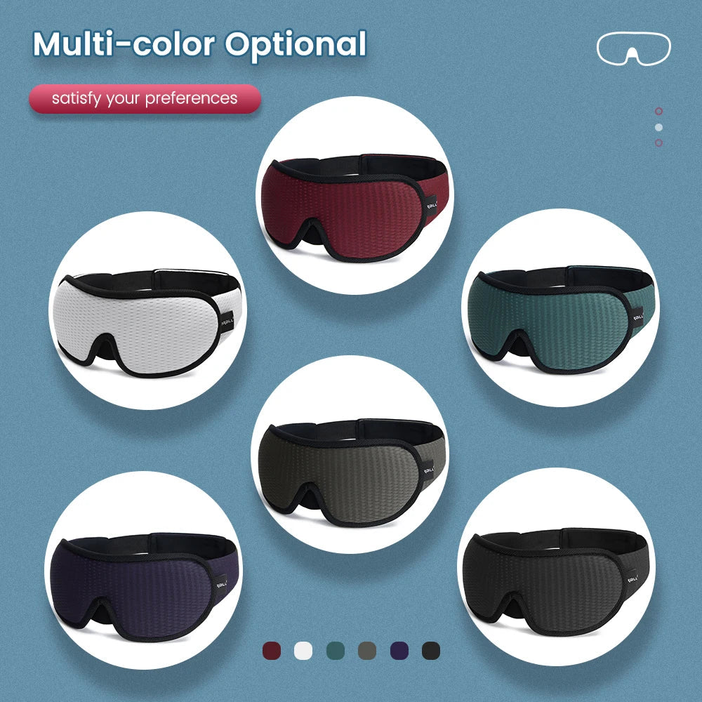 Povei 3D Sleep Mask Eyemask & Eyeshade for Better Sleep Quality