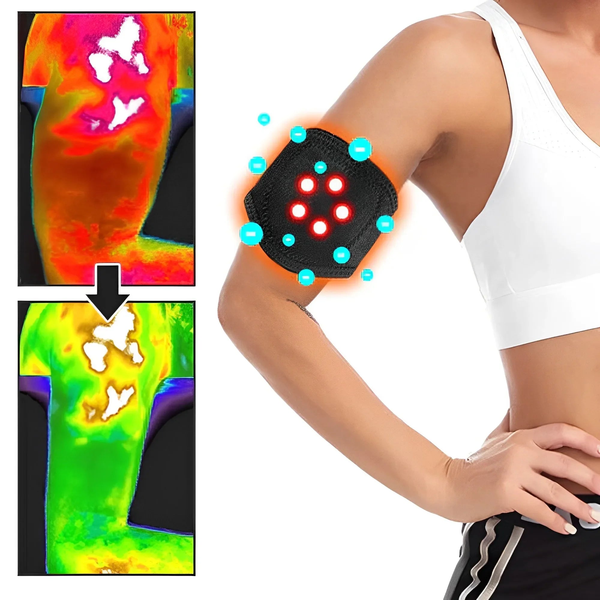 Povei Arm Slimming Sleeve with Magnet Therapy and Massager