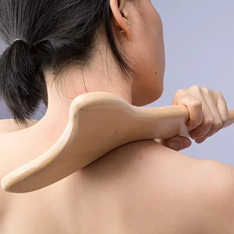 Povei Lymphatic Drainage Massager: Anti-Cellulite Gua Sha Tool for Muscle Relief