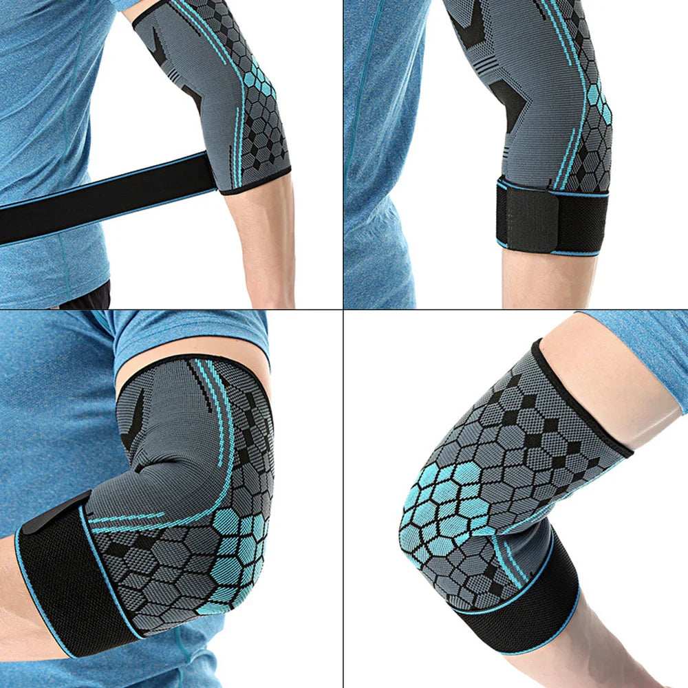 Povei Elbow Brace Compression Support Sleeve for Tendonitis & Sports Injuries