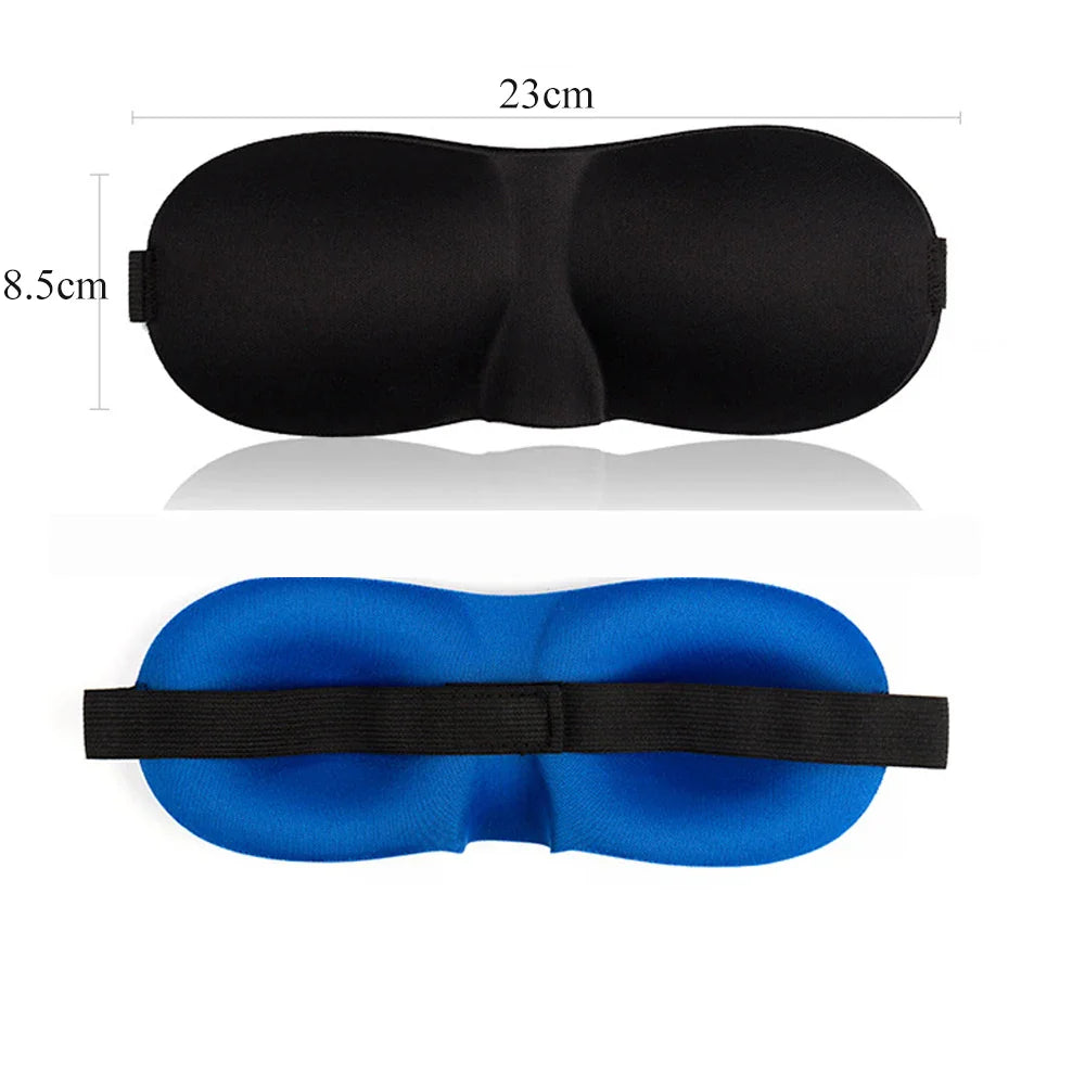 Povei 3D Contoured Eye Mask for Sleeping, Block Out Light, Concave Molded Design