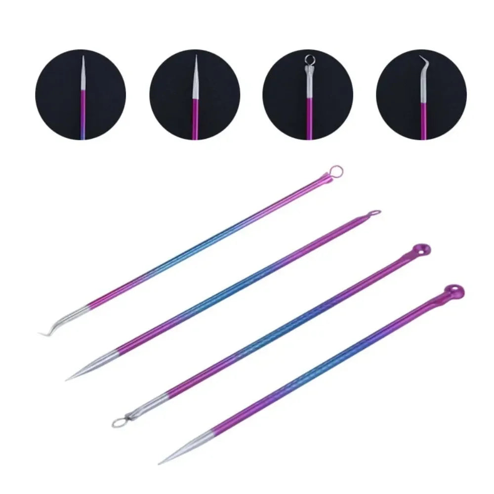 Povei Acne Blackhead Remover Set Skin Care Women Beauty Treatment Pore Cleanser