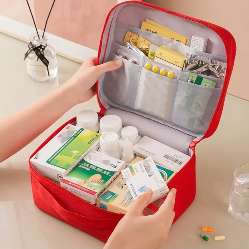 Povei Portable Medicine Storage Bag for Emergency First Aid Kit