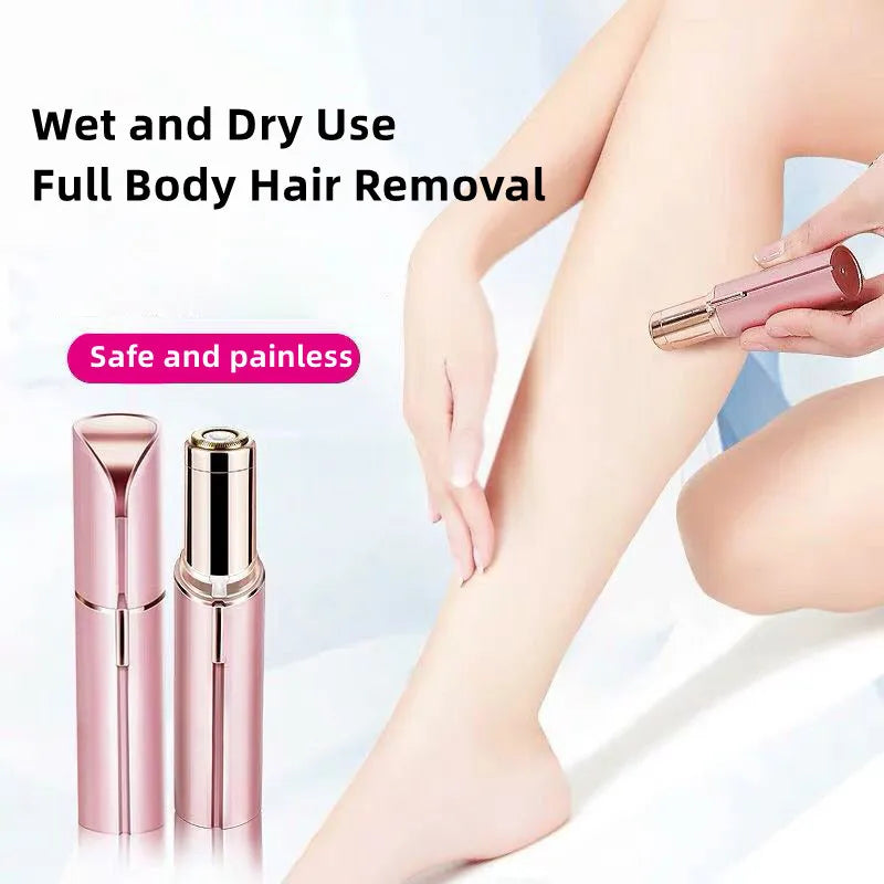 Povei Electric Eyebrow Trimmer Painless Hair Remover Razor