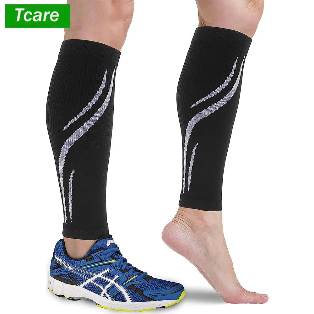 Povei Calf Compression Sleeves for Men Women: Support for Shin Splints & Varicose Veins