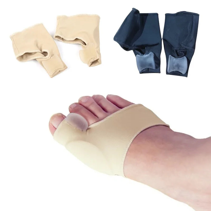 Povei Toe Separator Bunion Corrector Orthotics Pair for Hallux Valgus Alignment