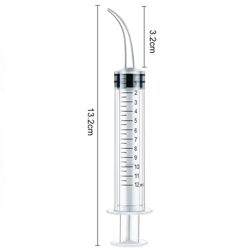 Povei Ear Cleaner Syringe Tube for Earwax Removal and Health Care