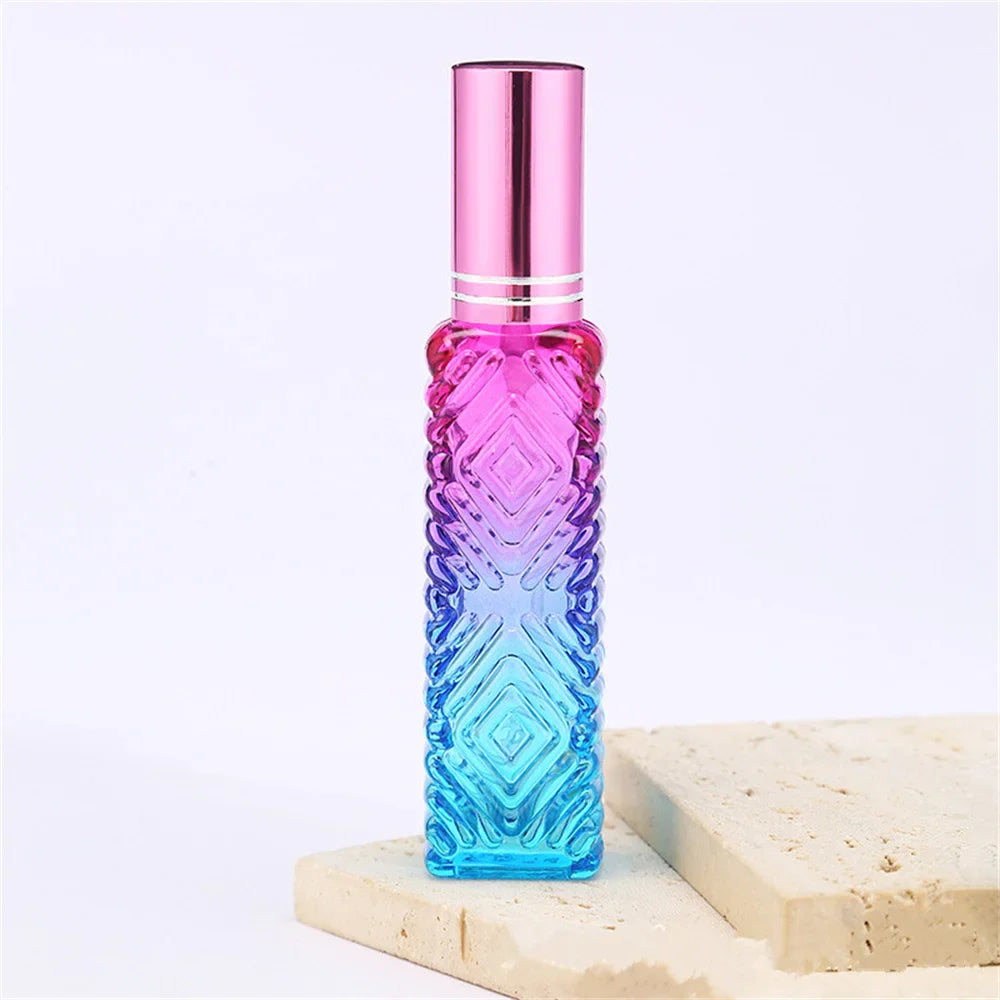 Povei Color Gradient Glass Perfume Atomizer Spray Bottle - 15ml