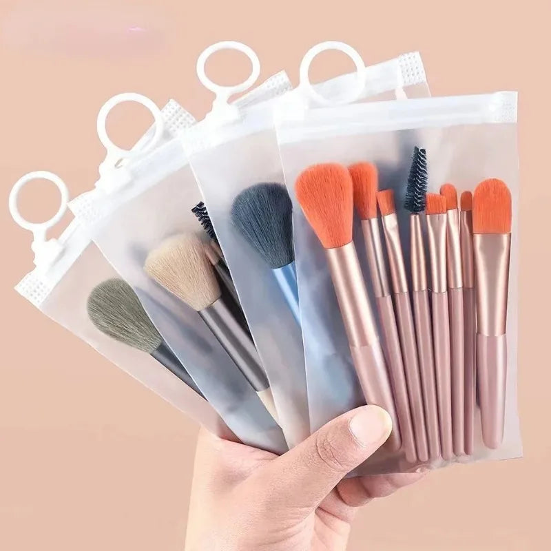 Povei 13 PCS Makeup Brushes Set for Women - Beauty Soft Eye Shadow Blush Foundation Brush