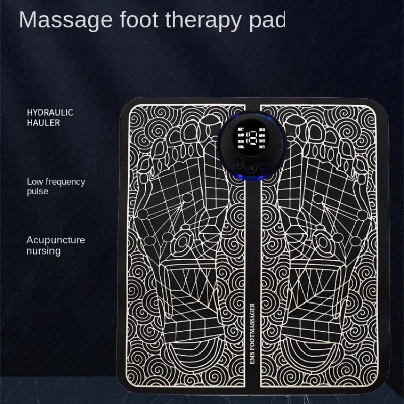 Povei EMS Foot Massage Pad | Acupoint Stimulation | Improve Circulation & Relieve Pain