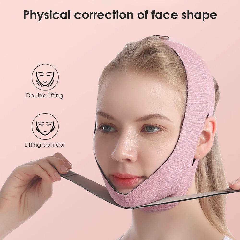 Povei V Line Face Slimming Bandage: Women's Face Shaper & Cheek Lift Up Tool