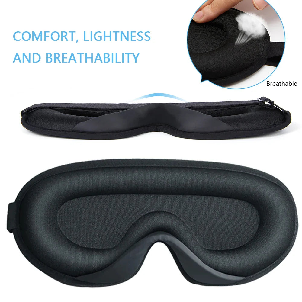 Povei 3D Sleep Mask Eye Patches for Travel Rest and Relaxation