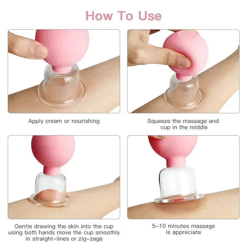 Povei Facial Cups: Anti-Cellulite & Anti-Wrinkle Face Massager