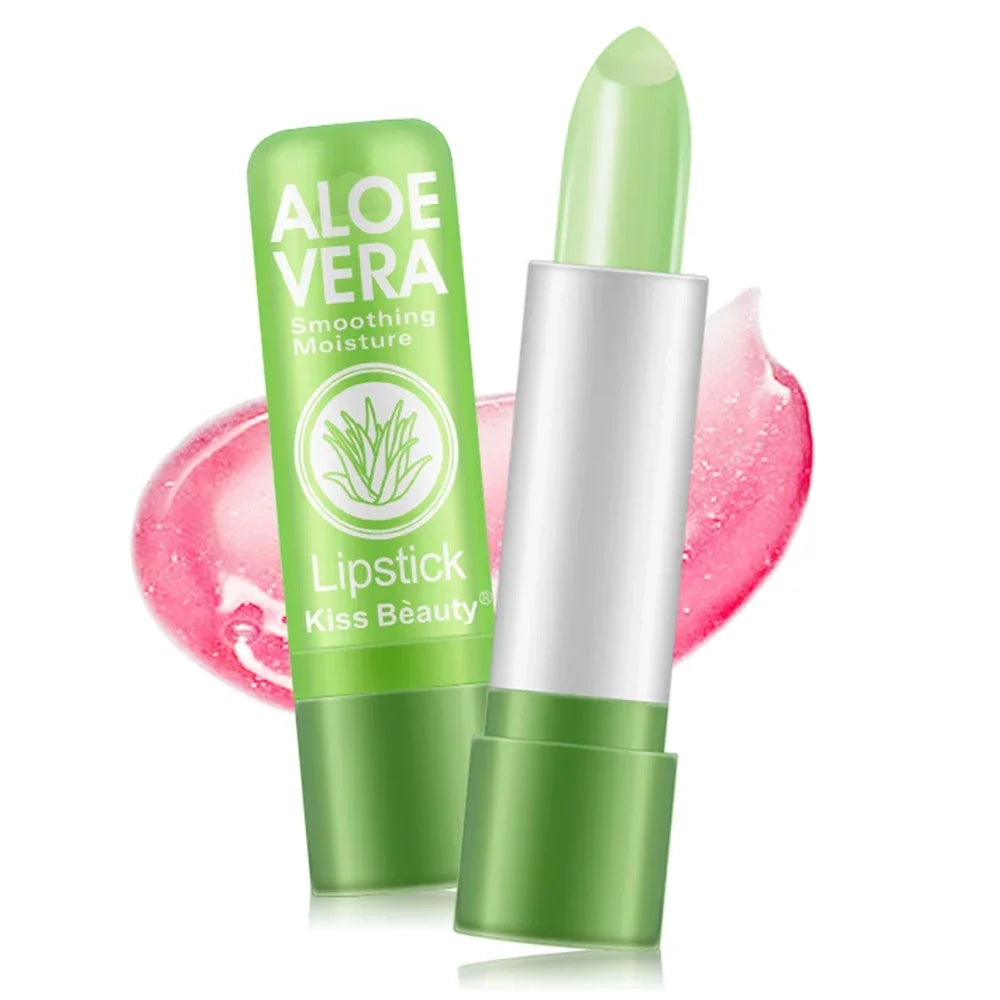 Povei Aloe Vera Lipstick: Long Lasting Color Changing Lip Balm