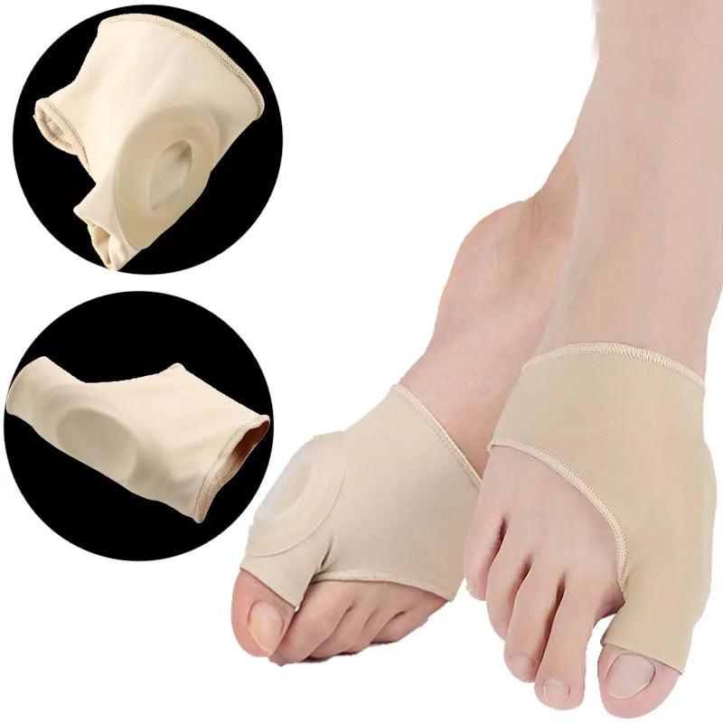 Povei Bunion Corrector Gel Pad Protector for Hallux Valgus Toe Separator