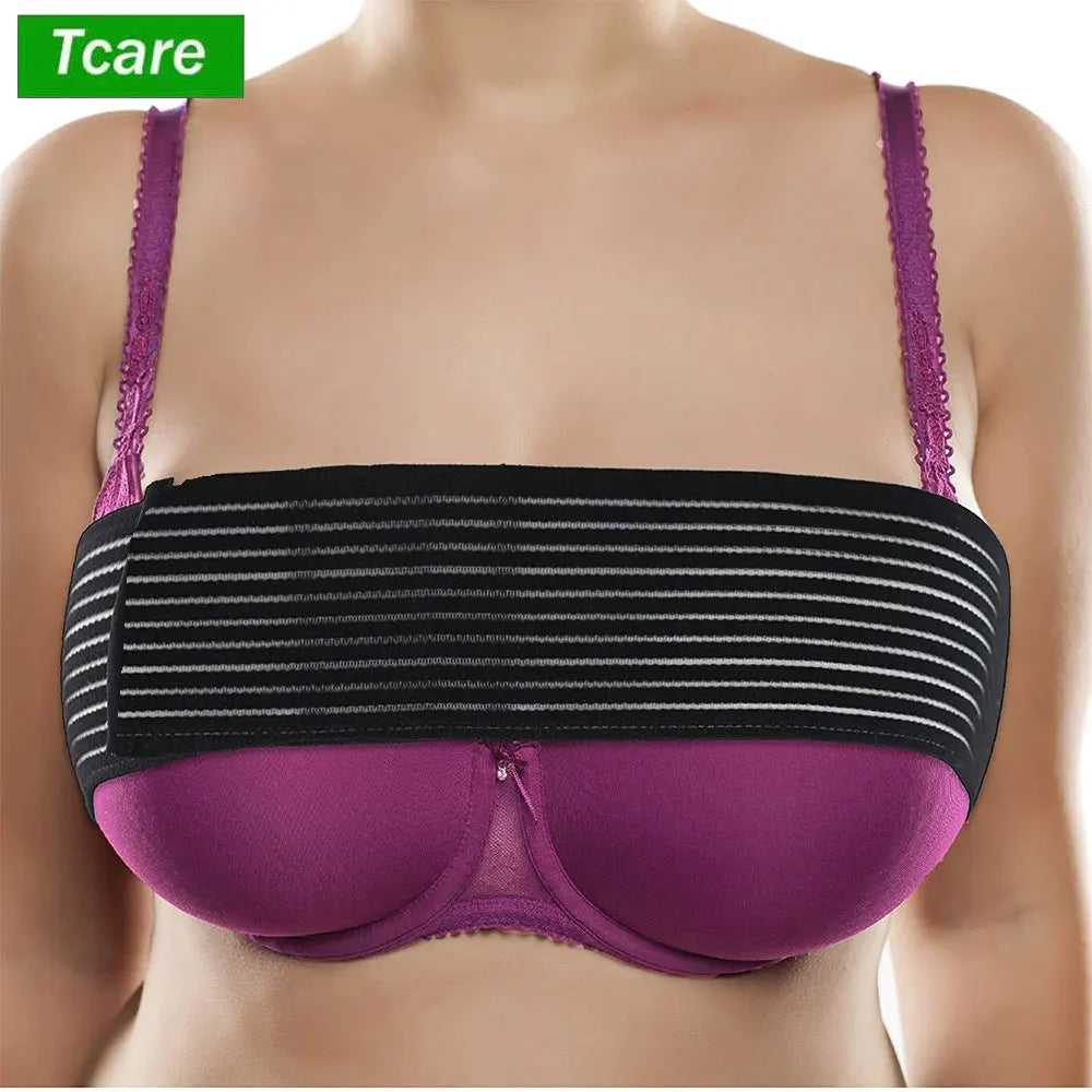 Povei Breast Implant Stabilizer Band & Compression Chest Belt