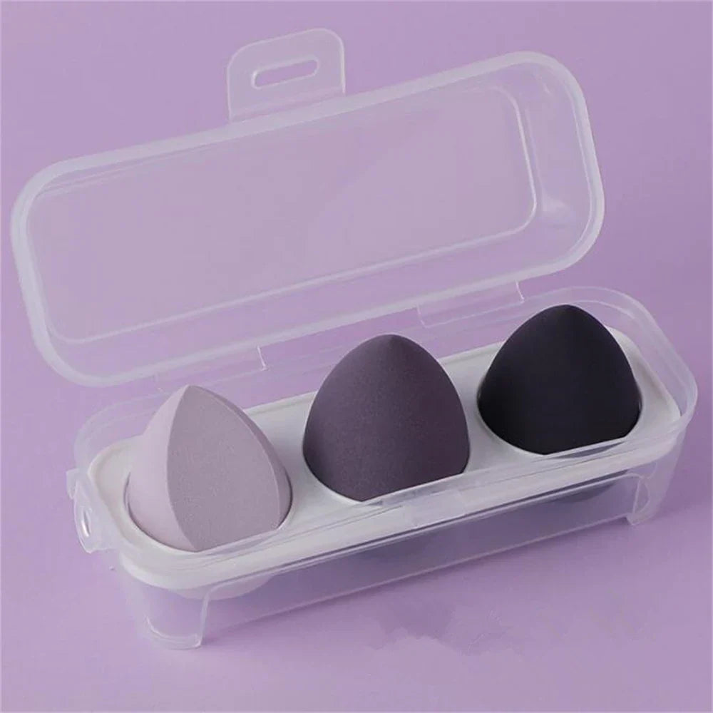 Povei Makeup Blender Sponge Set with Storage Box - Beauty Tools for Flawless Application