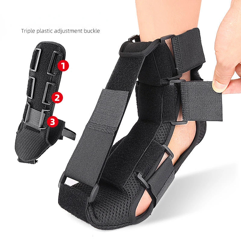 Povei Adjustable Foot Drop Support for Ankle Protection and Fascia Stretching