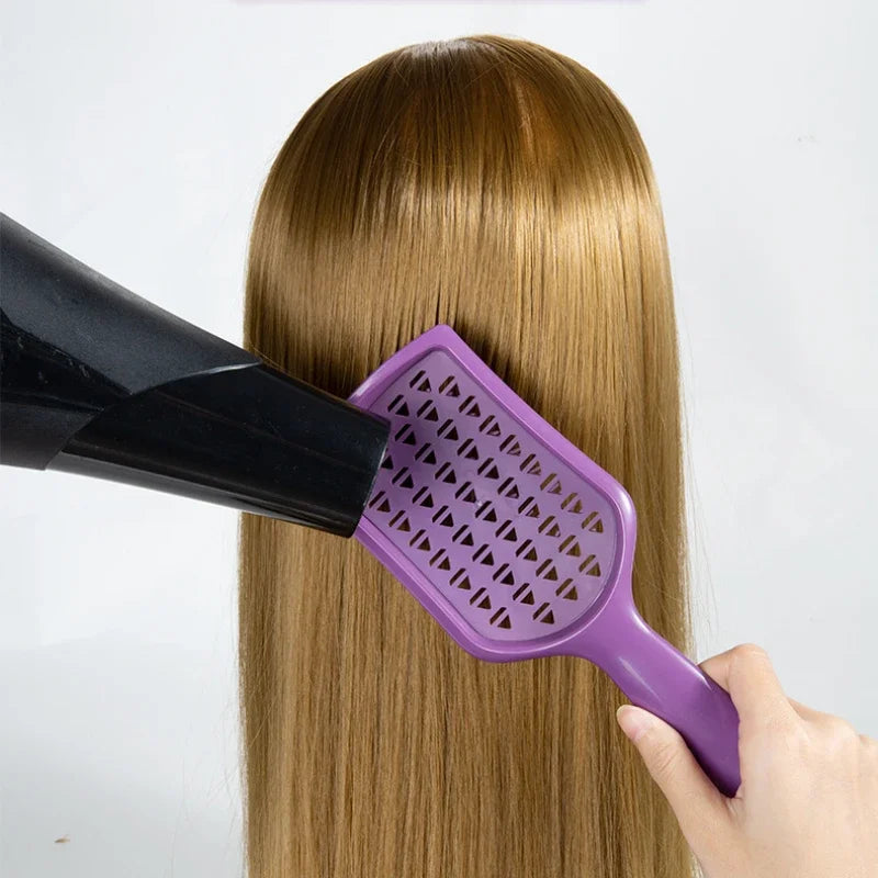 Povei Hollow Out Detangling Hair Brush Comb for Curly Wet Tangled Hair