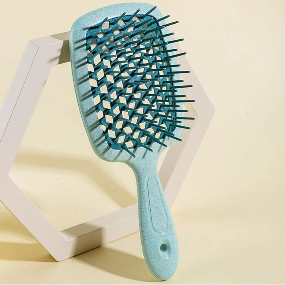 Povei Detangling Hair Brush Massage Comb for Curly Hair - Styling Tools