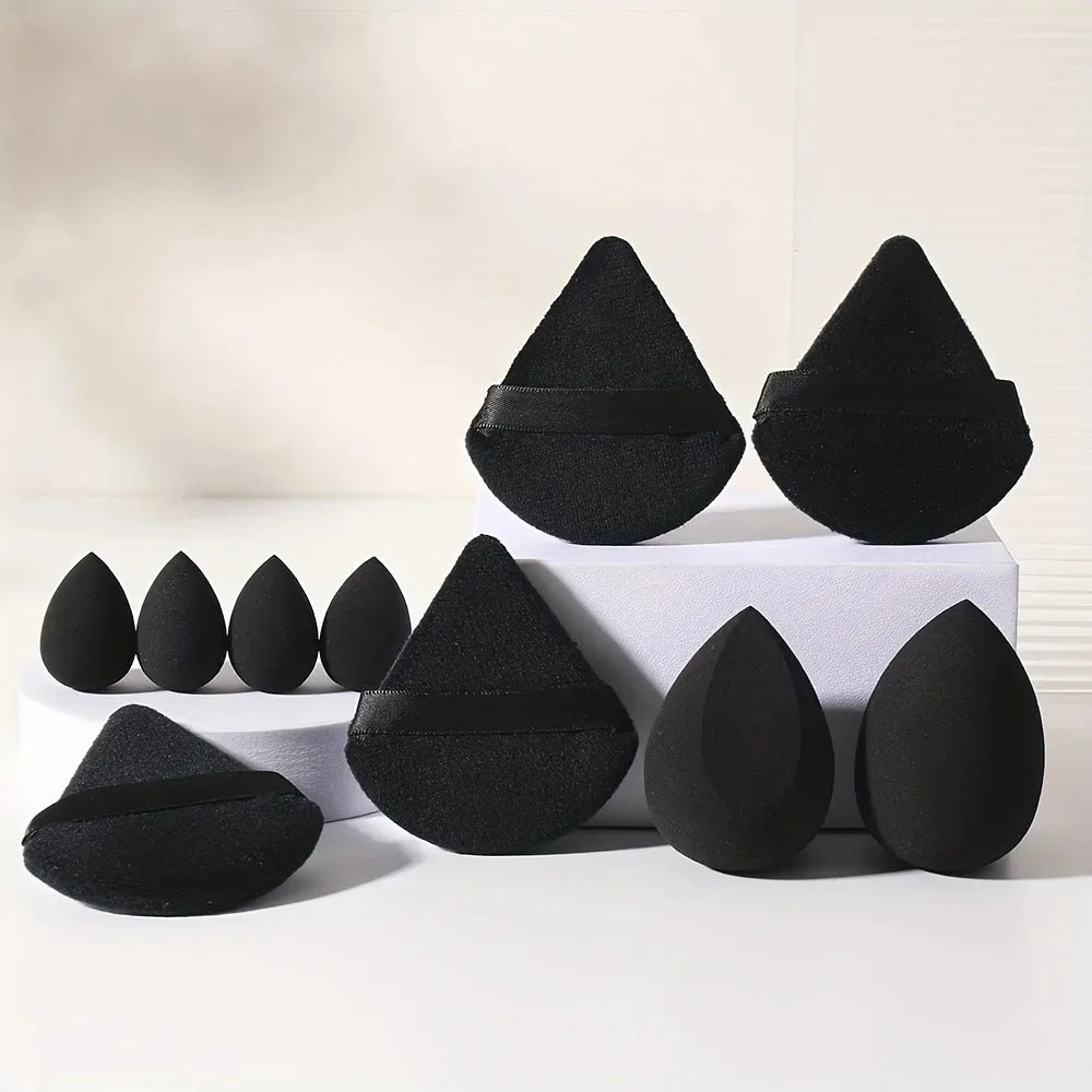 Povei Beauty Egg Makeup Blender Sponge Puff Set for Flawless Application