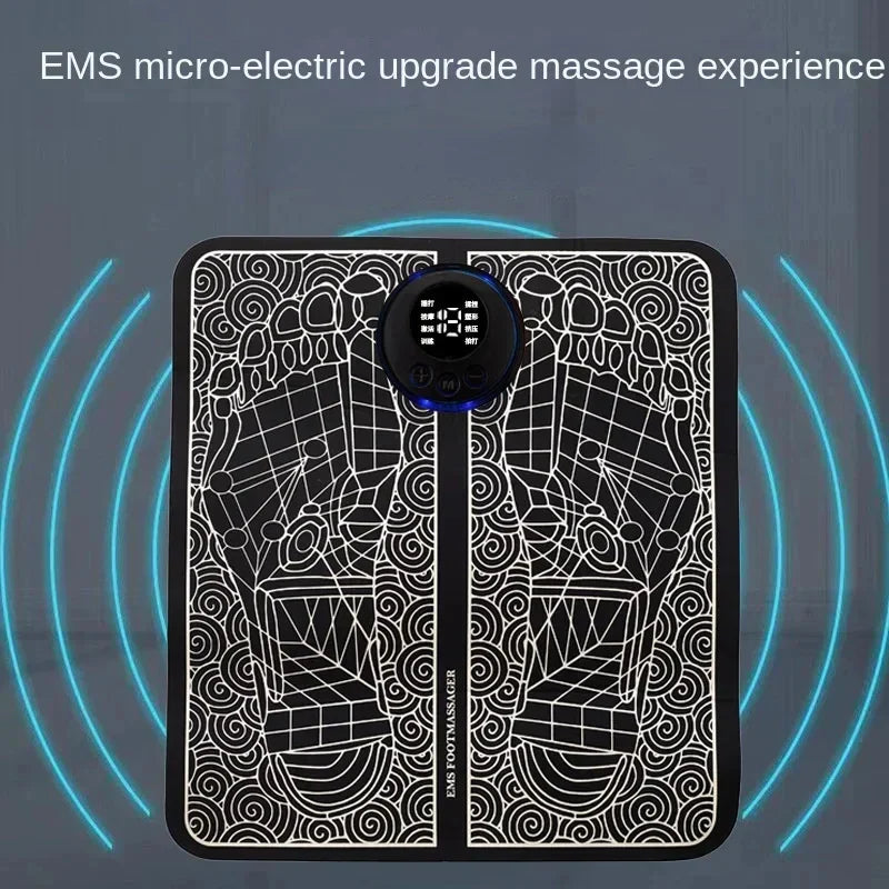 Povei EMS Foot Massage Pad | Acupoint Stimulation | Improve Circulation & Relieve Pain