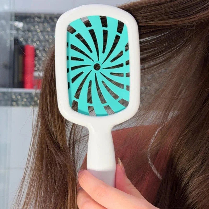 Povei Air Cushion Detangling Hair Brush for Styling and Massage Benefits