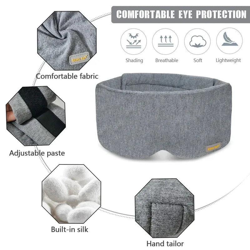 Povei Sleep Eye Mask Blindfold Night Eyeshade for Full Surround Relaxation